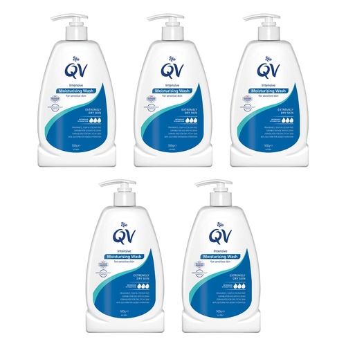 Ego QV Intensive Moisturising Cleanser 500g Pack of 5