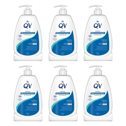Ego QV Intensive Moisturising Cleanser 500g Pack of 6