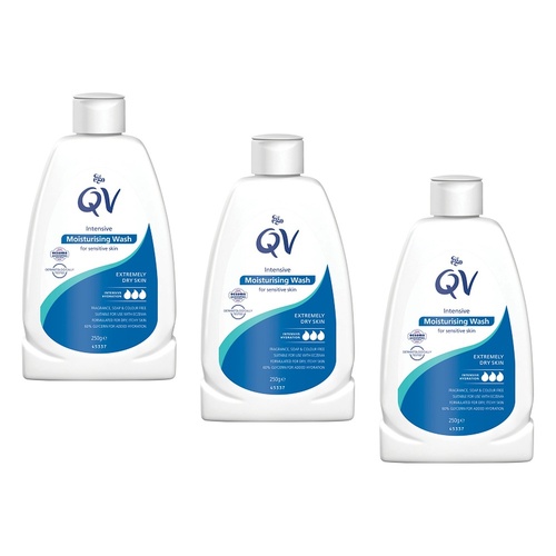 Ego QV Intensive Moisturising Wash 250g Pack of 3