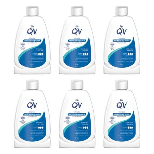 Ego QV Intensive Moisturising Wash 250g Pack of 6