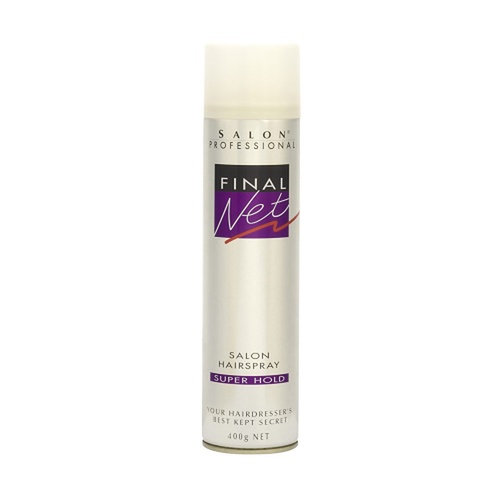 Final Net Salon Hairspray Super Hold 400g x 4