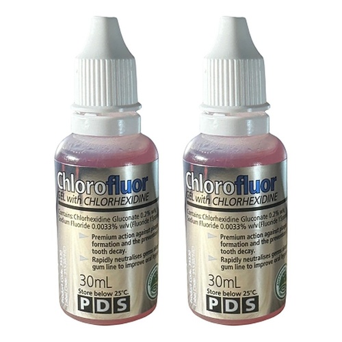 Chlorofluor Chlorhexidine & Fluoride Gel 30mL Pack of 2