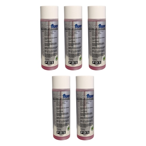 Chlorofluor Oral Solution Mouthwash 250mL Pack of 5
