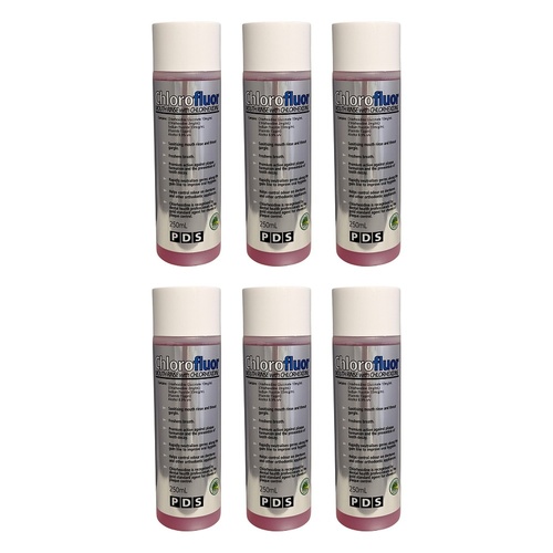Chlorofluor Oral Solution Mouthwash 250mL Pack of 6