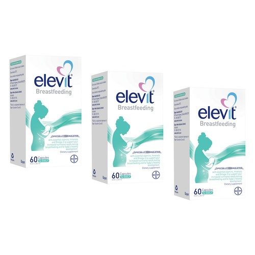 Elevit Breastfeeding 60 Capsules Pack of 3