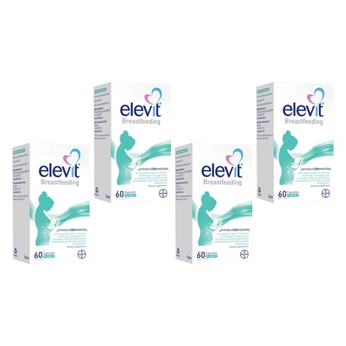Elevit Breastfeeding 60 Capsules Pack of 4