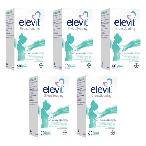 Elevit Breastfeeding 60 Capsules Pack of 5