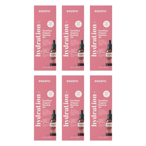 Essano Hydration+ Rosehip Oil Organic 45mL Pack of 6