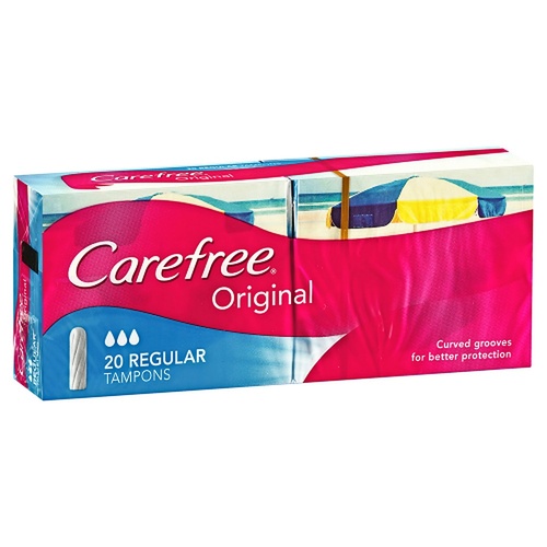 Carefree Regular Tampons 16 Pack x 12