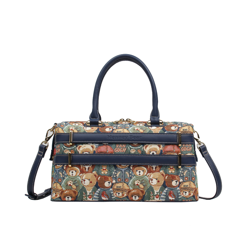 Henney Bear Green Bear Top Handle Bag 