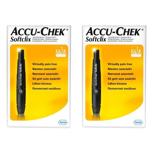Accu-Chek SoftClix Lancet Device Pack of 2