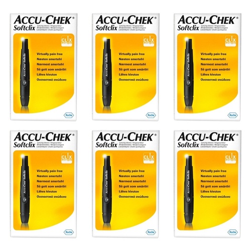Accu-Chek SoftClix Lancet Device Pack of 6