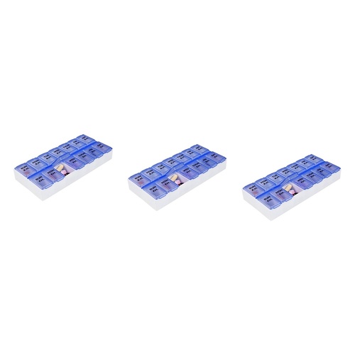 Making Life Easy Pill Reminder 7 Day AM/PM Pack of 3