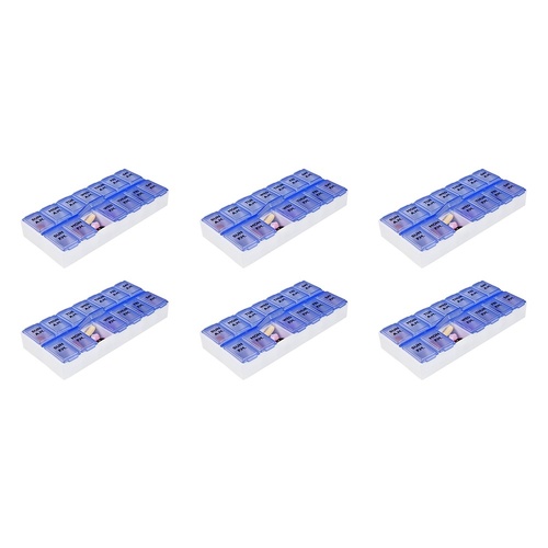 Making Life Easy Pill Reminder 7 Day AM/PM Pack of 6