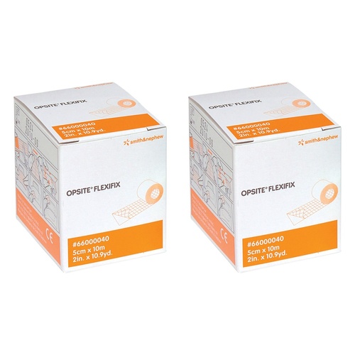 Opsite Flexifix Transparent Non-Sterile Adhesive Film 5cm x 10m Pack of 2