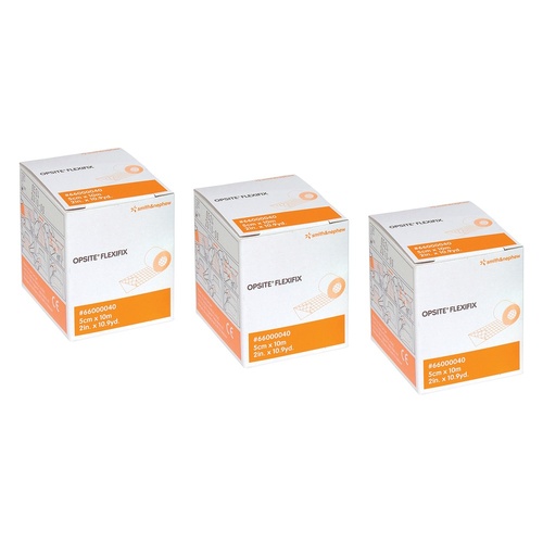 Opsite Flexifix Transparent Non-Sterile Adhesive Film 5cm x 10m Pack of 3