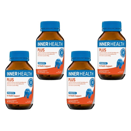Inner Health Plus Probiotic 90 Capsules Pack of 4