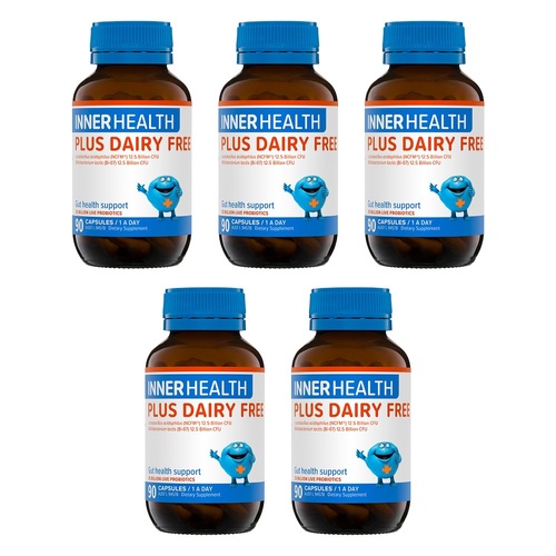 Inner Health Plus Dairy Free 90 Capsules Pack of 5