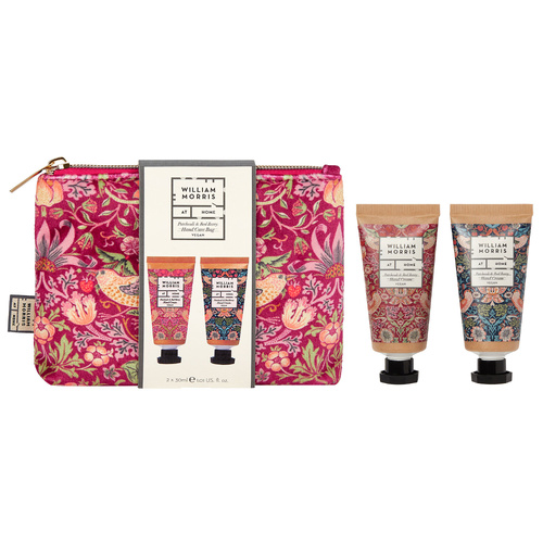 William Morris Travel Hand Cream Gift Set 2x30ml + Cosmetic Bag