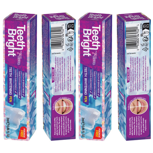 7TH Heaven Teeth Bright Whitening Pen 2ml Portable Tooth Whitener Bundle of 2