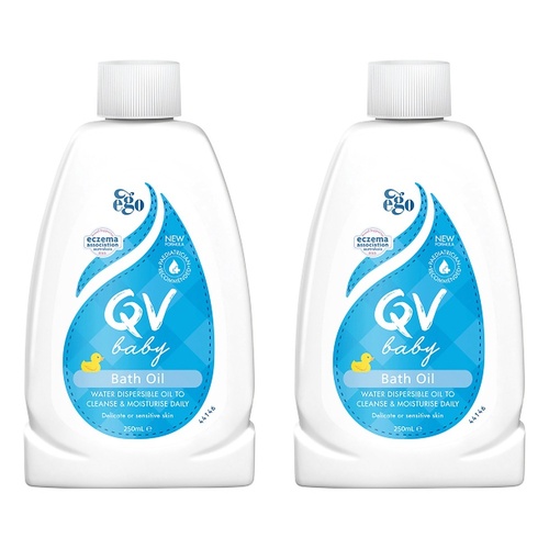 Ego QV Baby Bath Oil 250mL Pack of 2