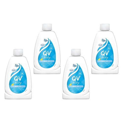Ego QV Baby Bath Oil 250mL Pack of 4