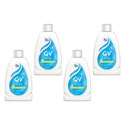 Ego QV Baby Gentle Wash 250g Pack of 4