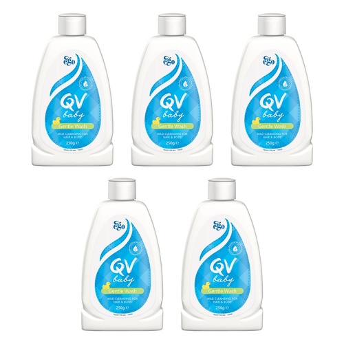 Ego QV Baby Gentle Wash 250g Pack of 5
