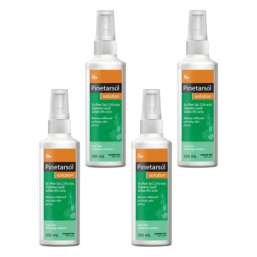 Ego Pinetarsol Solution Shower Pack 200mL Bundle of 4