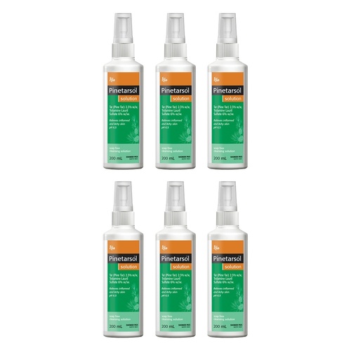Ego Pinetarsol Solution Shower Pack 200mL Bundle of 6
