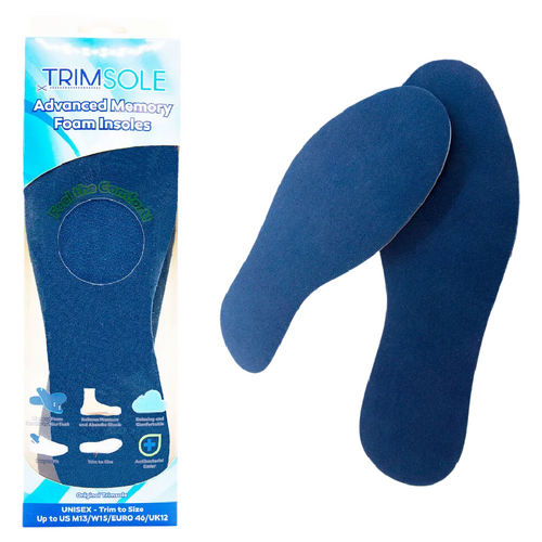 Trimsole Memory Foam Insoles Unisex Trim to Size Comfort Shoe Inserts