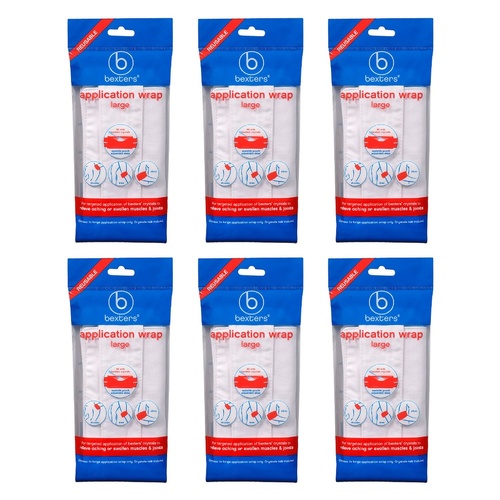 Bexters Soda Crystals Application Wrap, Large Pack of 6