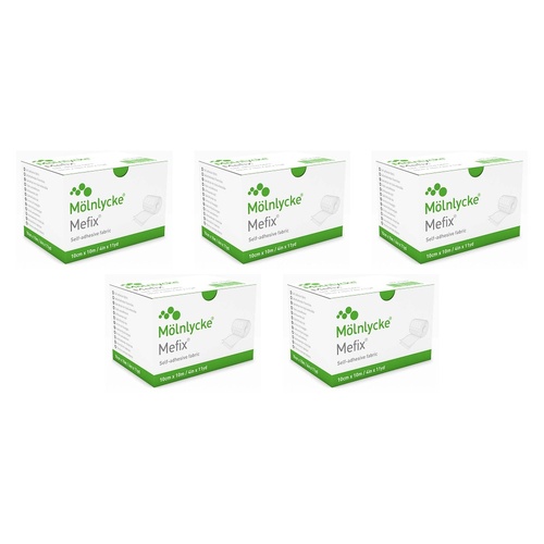 Mefix Fabric Dressing Tape 2.5cm x 10m Pack of 5