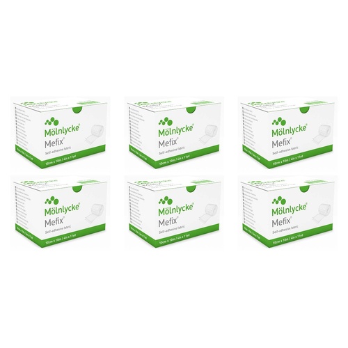 Mefix Fabric Dressing Tape 2.5cm x 10m Pack of 6