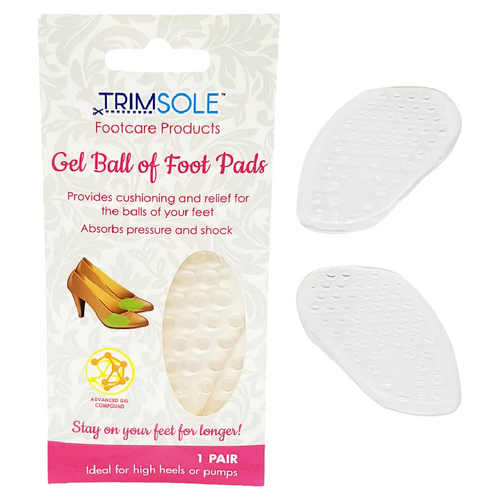Trimsole Gel Ball of Foot Pads Cushioned Anti Slip Inserts 1 Pair