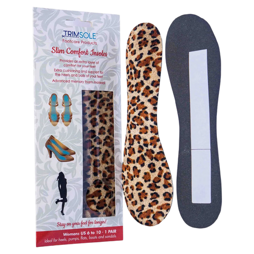 Trimsole Slim Comfort Memory Foam Insoles Womens Cushioned 1 Pair