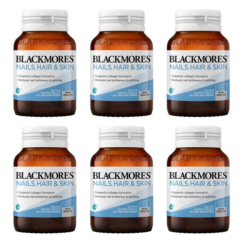 Blackmores Nails, Hair & Skin 120 Tablets Pack of 6