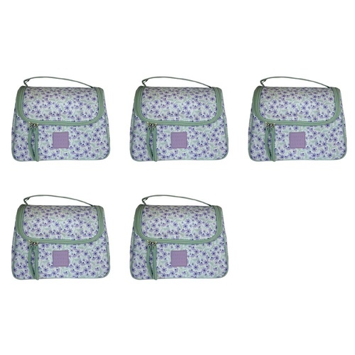 Tender Love + Carry Lavender Daisy Crush Weekender Wash Bag 28 x 19 x 10 cm Pack of 5