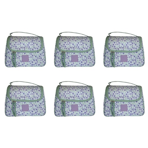 Tender Love + Carry Lavender Daisy Crush Weekender Wash Bag 28 x 19 x 10 cm Pack of 6