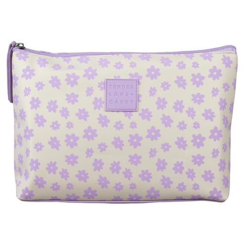 Tender Love + Carry Daisy Holdall Lilac Cream 26 x 18 x 10 cm