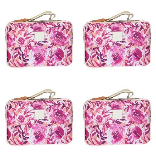 Tender Love + Carry Magenta Watercolour Hanging Wash Bag 28 x 19 x 10 cm Pack of 4