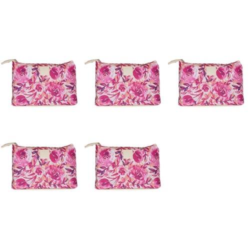 Tender Love + Carry Magenta Watercolour Holdall Wash Bag 25 x 18 x 8 cm Pack of 5