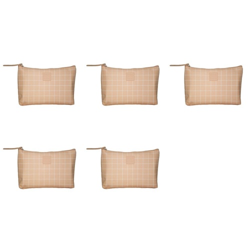 Tender Love + Carry Pink Grid Holdall Wash Bag 26 x 20 x 10 cm Pack of 5