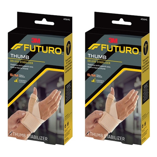 Futuro Deluxe Thumb Stabiliser Small/Medium Pack of 2