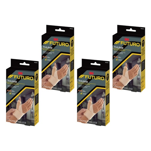 Futuro Deluxe Thumb Stabiliser Small/Medium Pack of 4