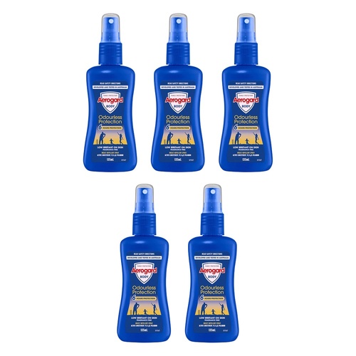 Aerogard Odourless Low Irritant Pump Spray 135mL Pack of 5