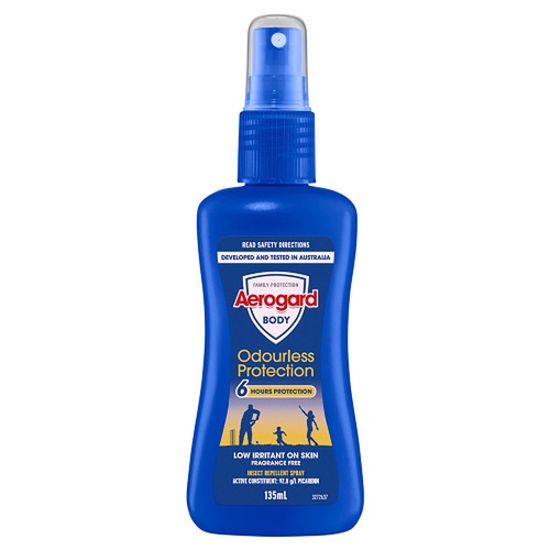 Aerogard Odourless Low Irritant Pump Spray 135mL