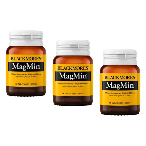 Blackmores MagMin 50 Tablets Pack of 3