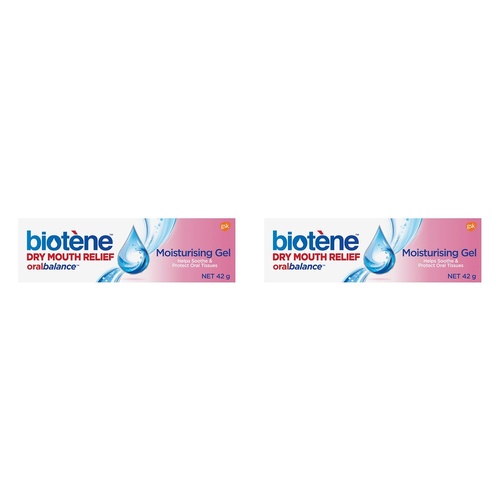 Biotene Oral Balance Dry Mouth Moisturising Gel 42g Pack of 2