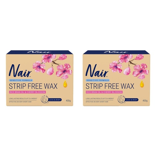 Nair Sensitive Strip Free Wax 400g Pack of 2